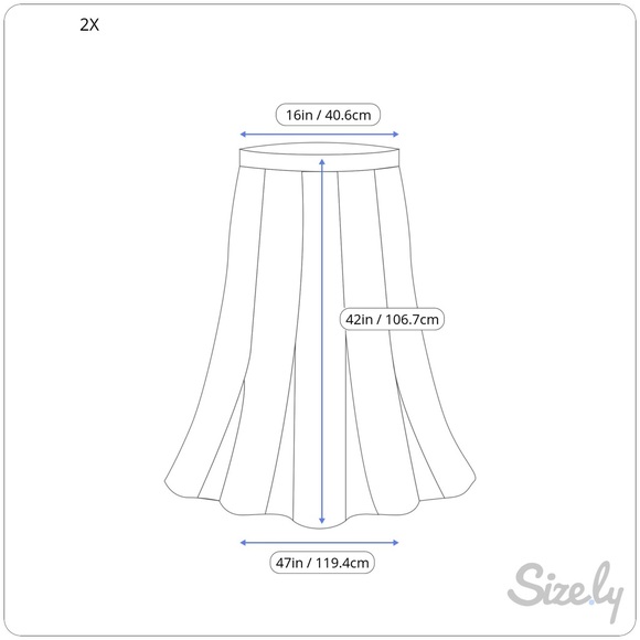 Flying Tomato Boho Floral Plus Size Maxi Skirt - Picture 5 of 6